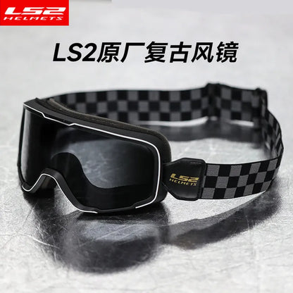 LS2 Original Motocross Glasses Windproof UV Protective Motorcycle Goggles Off-Road Dirt Bike MTB MX Racing Eyewear Men Women