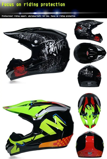 four seasons Racing Helmets Motorcycle Helmet  riding helmet and  rally Helmet Large adv Sports helmet Motocross Helmet Casco