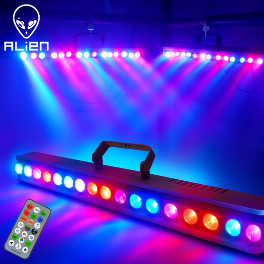 ALIEN 18*3W LED RGBW DMX Dot Beam Wall Washer Light  DJ Disco Party Stage Light Effect for Dance Bar Holiday Wedding Xmas Decor