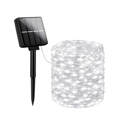 Solar Fairy String Lights Outdoor LED String Lights 8 Modes IP65 Waterproof for Christmas Garden Balcony Patio Tree Yard Decor
