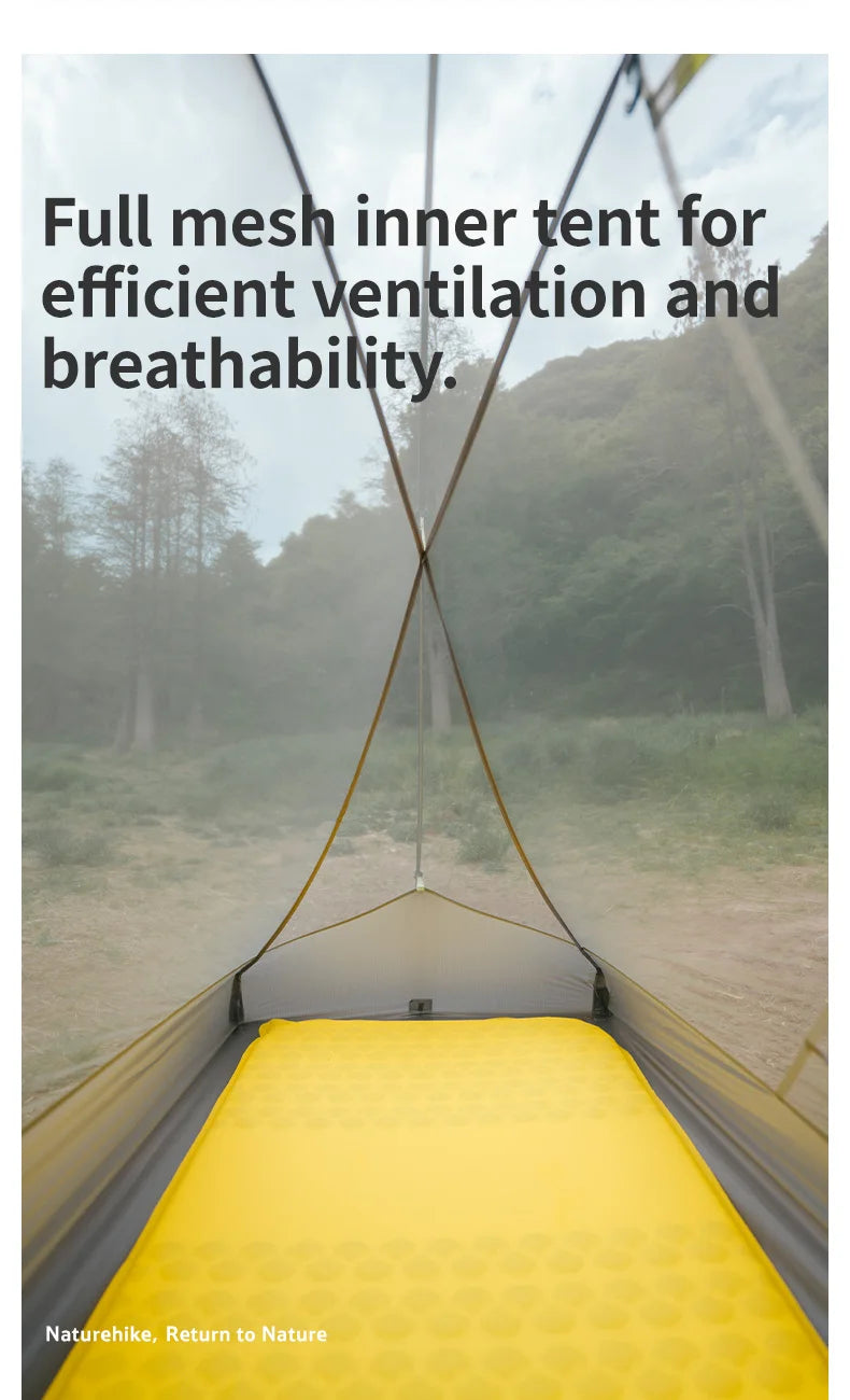 Naturehike Star Trail EXT Hiking Tent Outdoor Camping Ultralight Rainstorm Protection Wild Tent 1 2 Person 0D Nylon Backpacking Tent