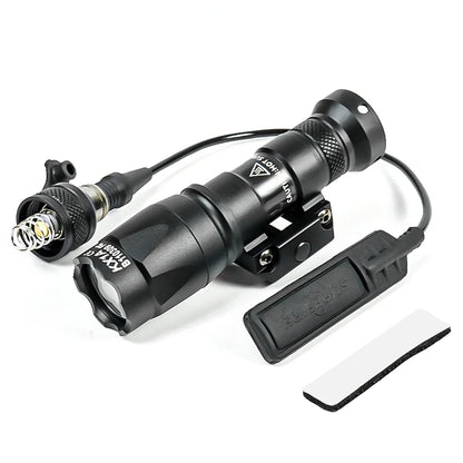 Airsoft Tactical SF M300C M600C Flashlight White LED Light AR15 Rifle Hunting M300 M600 Metal Scout Light Fit 20mm Rail