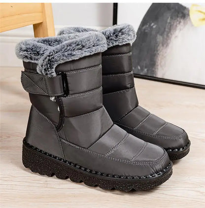 Snow Women's Boots Platform Women Booties Waterproof Shoes Women 2025 Trend Ankle Boots Soft Botas Mujer Women's Winter Boots