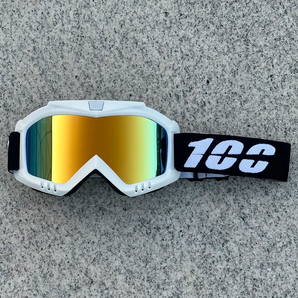 100 Motorcycle Goggles For Men Motocross Sunglasses Safety Protective MX ATV Ski Helmet Goggles vintage Driving Glasses