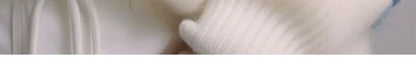 Oule Winter Blue Floral Print High Collar Women's Knitted Sweater Comfortable Loose Sle Long Sve Casual Commute Faion