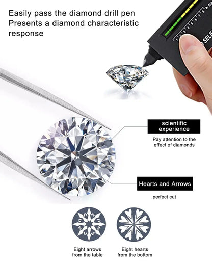 2Pcs 925 Silver Wedding Rings Set for Women Princess Cut White Moissanite Halo Engagement Bridal Ring Vintage Luxury Jewelry