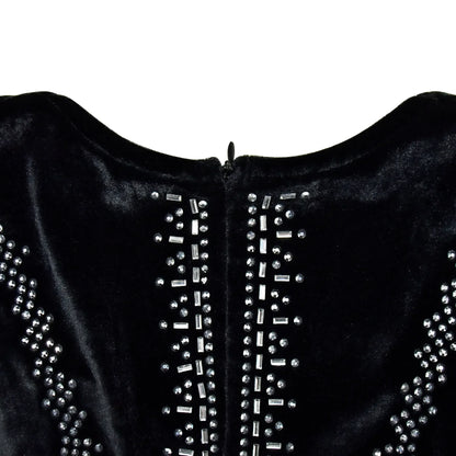 2025 Elegant Diamonds Velvet Long Party Dress for Women Sexy Deep V Evening Gown Formal Black Slim Dress Robe