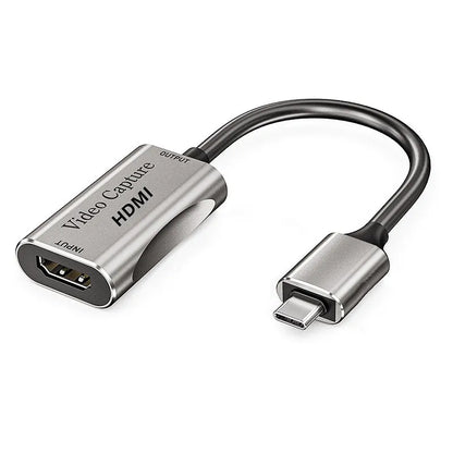 HDMI Adapter 4K Video Capture Card DSLR Video Camera Transmission Mobile Phone Screen Monitor Set for Vlog Youtuber Filmmaker