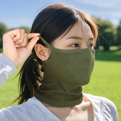 Cycling Face Mask Absorb Sweat Breathable Fishing Training Sport UV Face Scarf Neck Gaiter Summer Face Bandana Safety protection