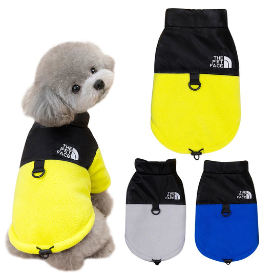 Warm Thick Jacket for Dog Cat, Winter Coat Fashion Clothes, Cool & Stylish Outfit for Small Pets, Puppy Kitten Wear