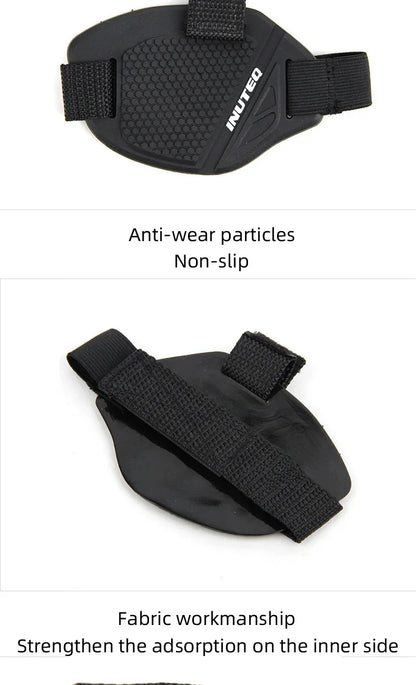 Motorcycle Shift Pad Rubber Boot Protective Cover Adjustable Shifter Shield Anti Slip Pad Shoe Cover Motorcycle Shoe Protection