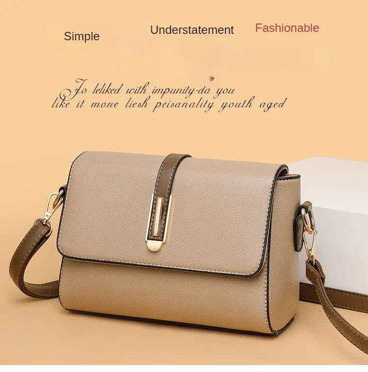 Fashion Crossbody Bag PU Leather Messenger Bag Versatile Sling Shoulder Women's Bag Small Handbags Sac A Main Femme Bolsas