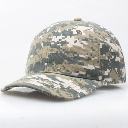 7 Colors Unisex Sports Summer Outdoor Sunscreen Hat Men Casual Cap Female Unisex Camouflage Hunting Fishing Hunting Baseball Cap
