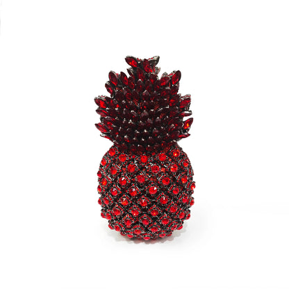 Blue Stone Pineapple Bag Diamond White Party Dinner Clutches Crystal Women Prom Formal Handbags For Lady Rhinestone Purses Bags
