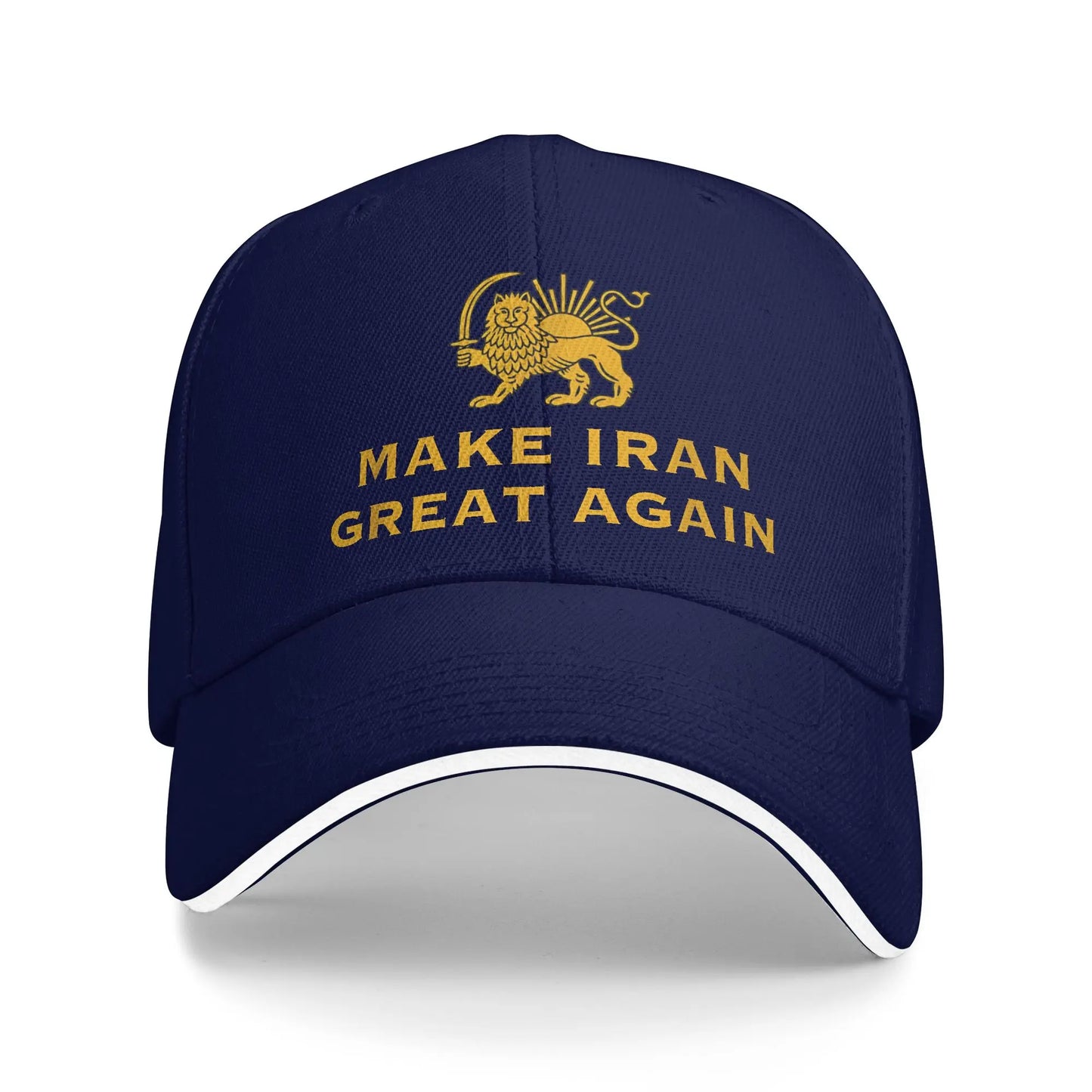 Make Iran Great Again  Baseball Cap  Men Women Print Trucker Hat Summer y2k Retro Running Hippie Sun Visor Baseball Caps