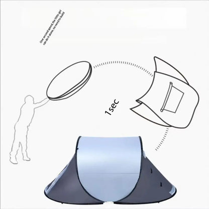 Throw pop up tent 1-2 Person outdoor automatic tents quick-opening family Tent waterproof camping hiking tent outdoor supplies