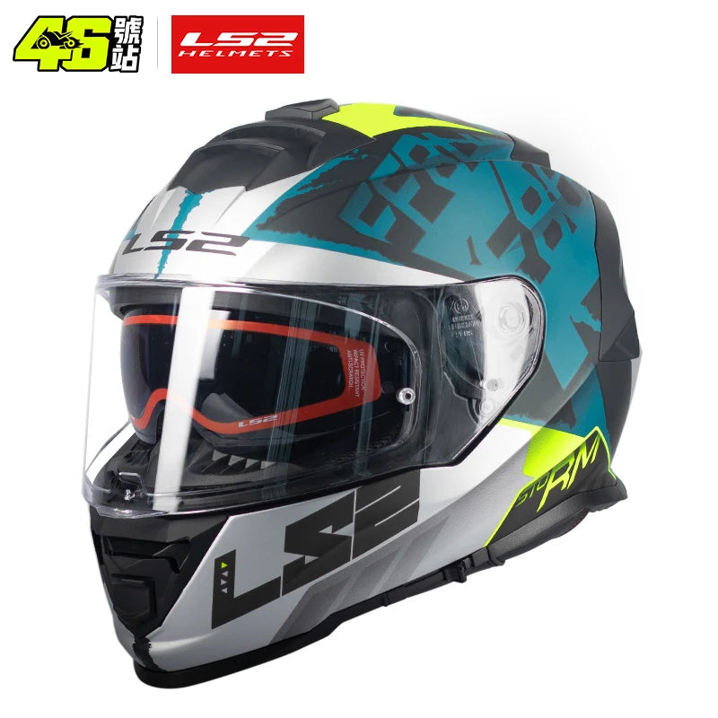 Capacete LS2 STORM Motorcycle Helmet ls2 ff800 full face helmets casque moto casco ECE Certification