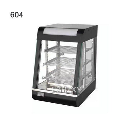 Commercial Food Warmer Countertop Pizza Warmers Display Pastry Patty Warmer Case for Buffet Restaurant Heater Food Service