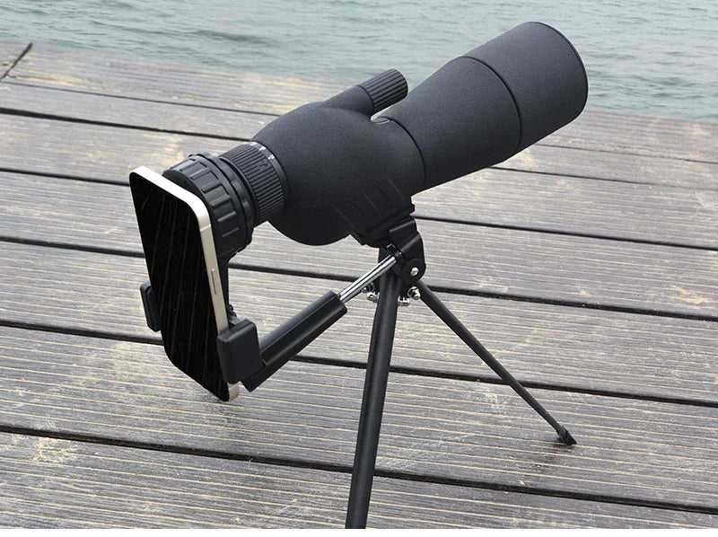 25-75x60 Telescope Spotting Scope Powerful Zoom Monocular FMC BAK4 Waterproof For Bird Watching Target Shotting With Tripod
