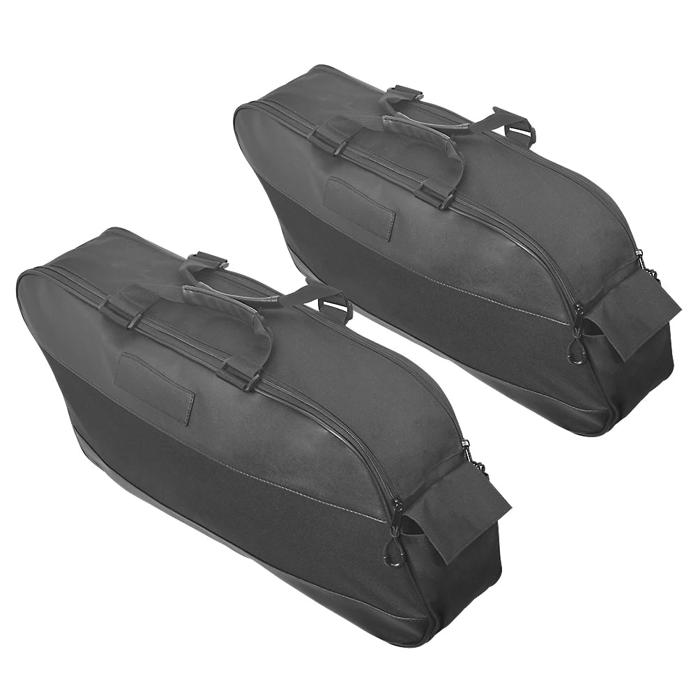 Motorcycle Saddle Bag Luggage Rack Liner Saddlebag For Harley Touring Road King Electra Street Glide Ultra Tour FLTR FLHX 93-23
