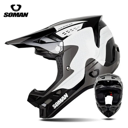 SOMAN CE Certified Off Road Motorcycle Helmet Мотошлем Lightweight Breathable Personalized Adult Motocross Capacete 0.15