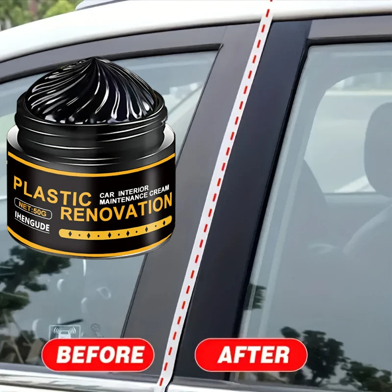 1 Piece of Tire Polishing Wax, Shiny Black, Restores Tire Shine and Enhances Tire Appearance, Prevents Car Tire Oxidation, Cracking, and Aging