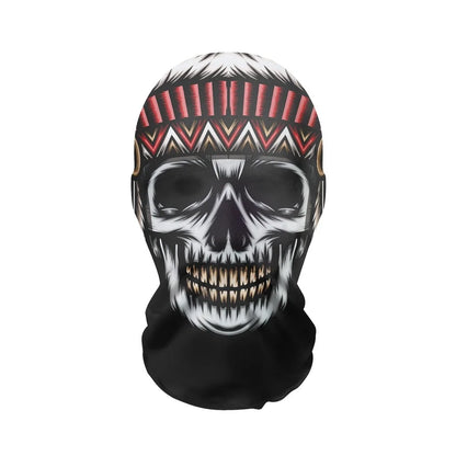 Skeleton Full Face Fashion Headwear Mask Motorcycle Perspective Net Balaclava Bike Outdoor Wearing Halloween, Christmas Mask