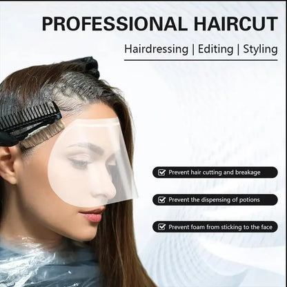 100/200/300PcsBarber Shop Eye Protection Makeup Shower Face Shields Visors Disposable Masks HairSalon Accessories Tools