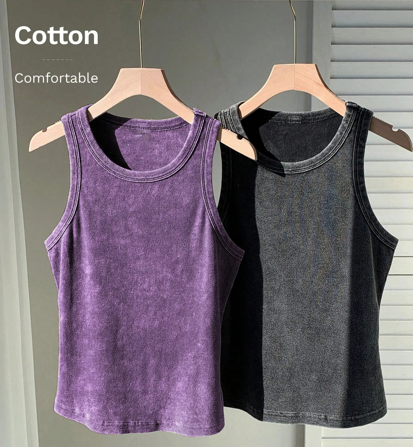 3PCS Set Cotton Camisole Vest Paired Summer Slim Fit Clothing Simple Versatile Basic Top Breathable Womens Korean Style Tops