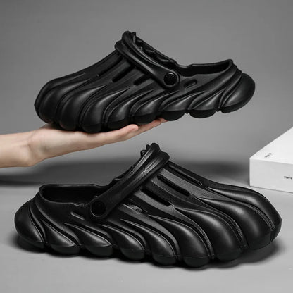 High Quality Summer Men Sandals Slippers Outdoor Beach Comfortable Soft Clogs Mens Beach Sandals Mens Casual Shoes Garden Shoes