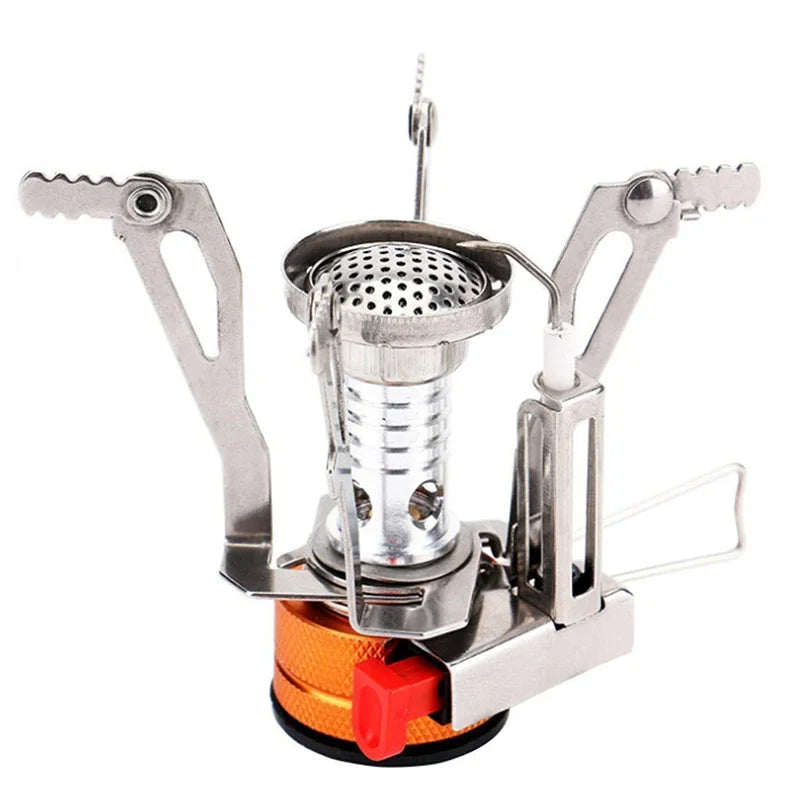 Gas Cooker Camping Accessories  Portable Outdoor Camping Aluminum Alloy Ultra Light Picnic Cooking Camp Stove Survival Furnace