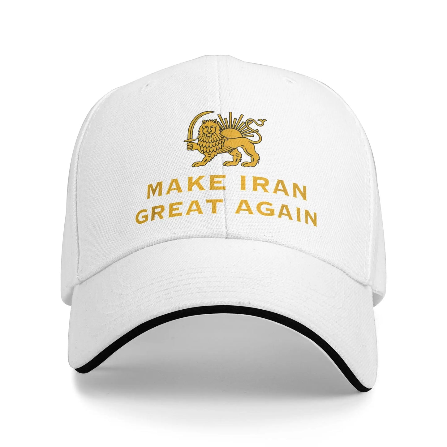 Make Iran Great Again  Baseball Cap  Men Women Print Trucker Hat Summer y2k Retro Running Hippie Sun Visor Baseball Caps