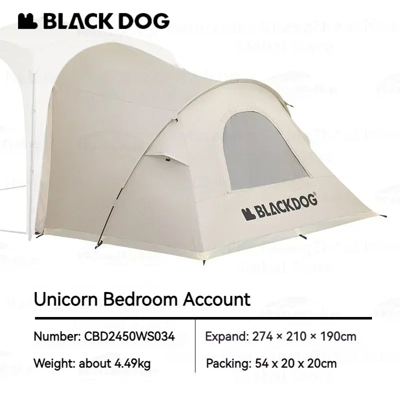 BLACKDOGAutomatic Dome Shelter Tent Self-supporting Quick Open Black Coating Outdoor Camping Canopy Expand Tarp Traveling Family
