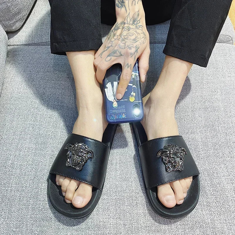 Outdoor Man Summer Slippers Indoor Sandals Men Casual Summer Brand Non-slip Wear-resistant Slippers for Men Ultra Soft Slides