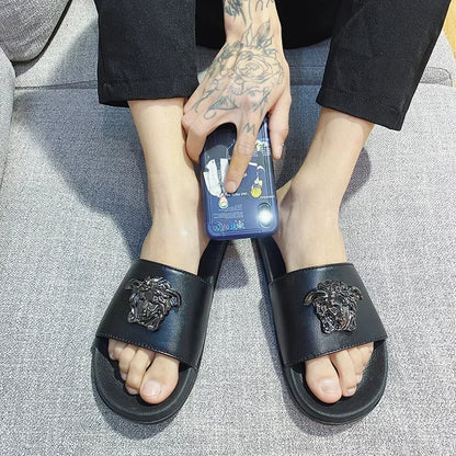Outdoor Man Summer Slippers Indoor Sandals Men Casual Summer Brand Non-slip Wear-resistant Slippers for Men Ultra Soft Slides