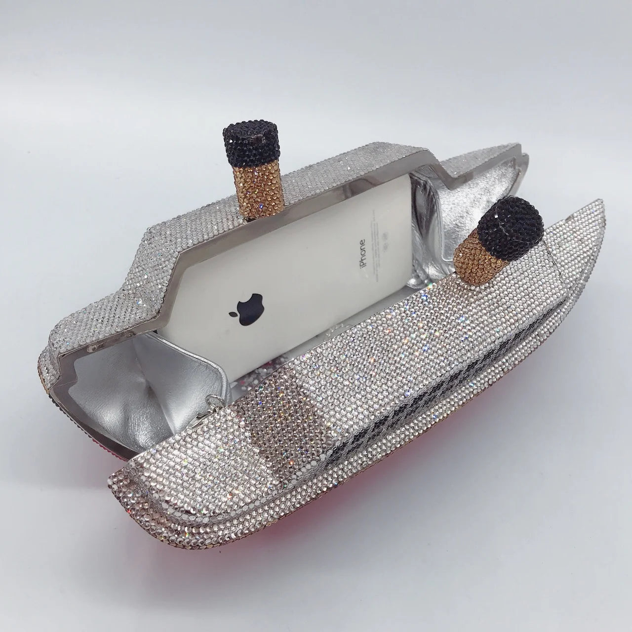 XIYUAN Ship Crystal Clutch Purse Red Blue Gold Women Gems Evening Party Bag Wedding Bridal Minaudiere Purses Rhinestones Handbag