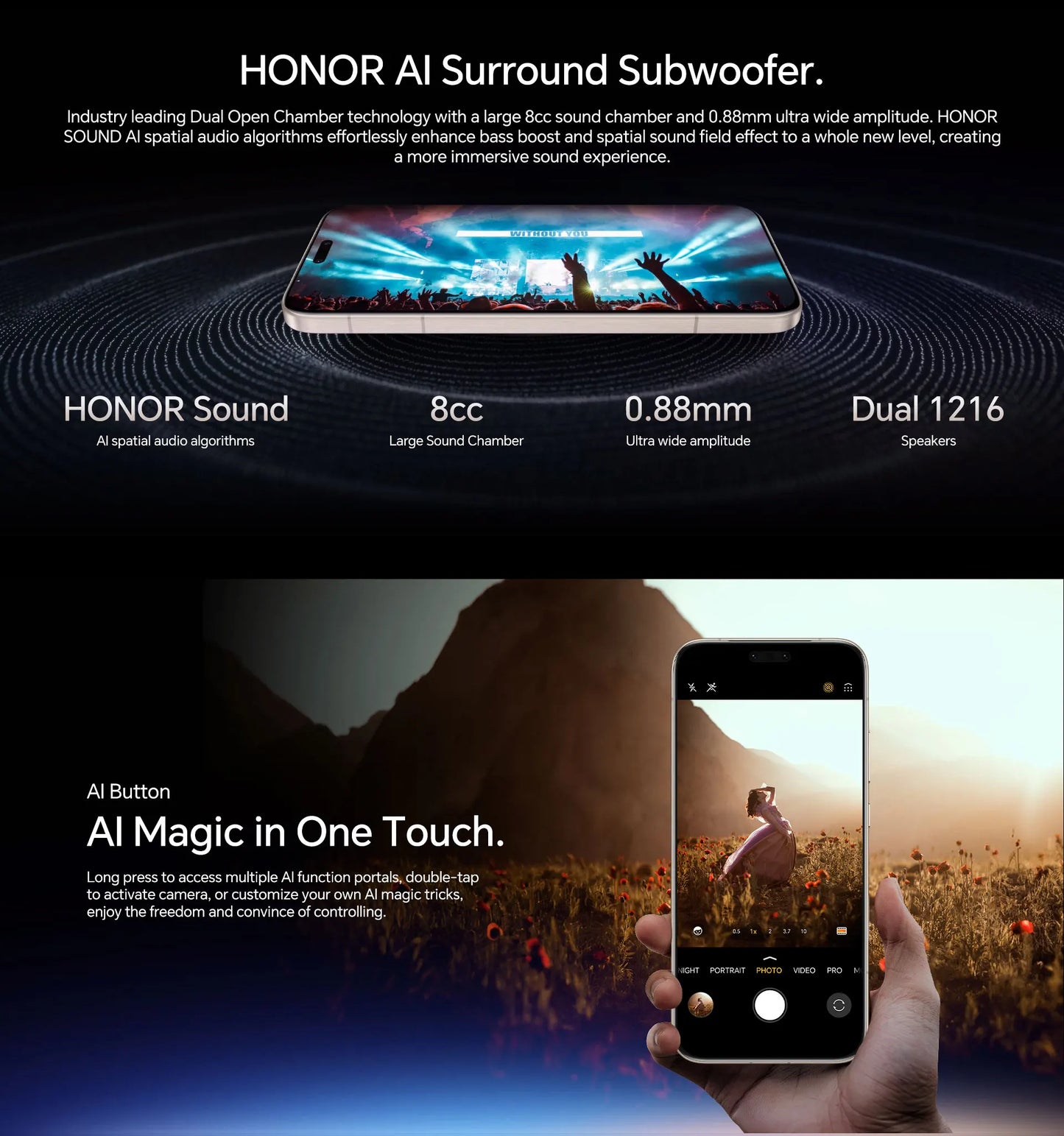 Global Version HONOR Magic8 Pro 5G AI Magic 8 Pro Smartphone Snapdragon 8 Elite Gen 5 6.71'' OLED Screen 7100mAh Battery 100W