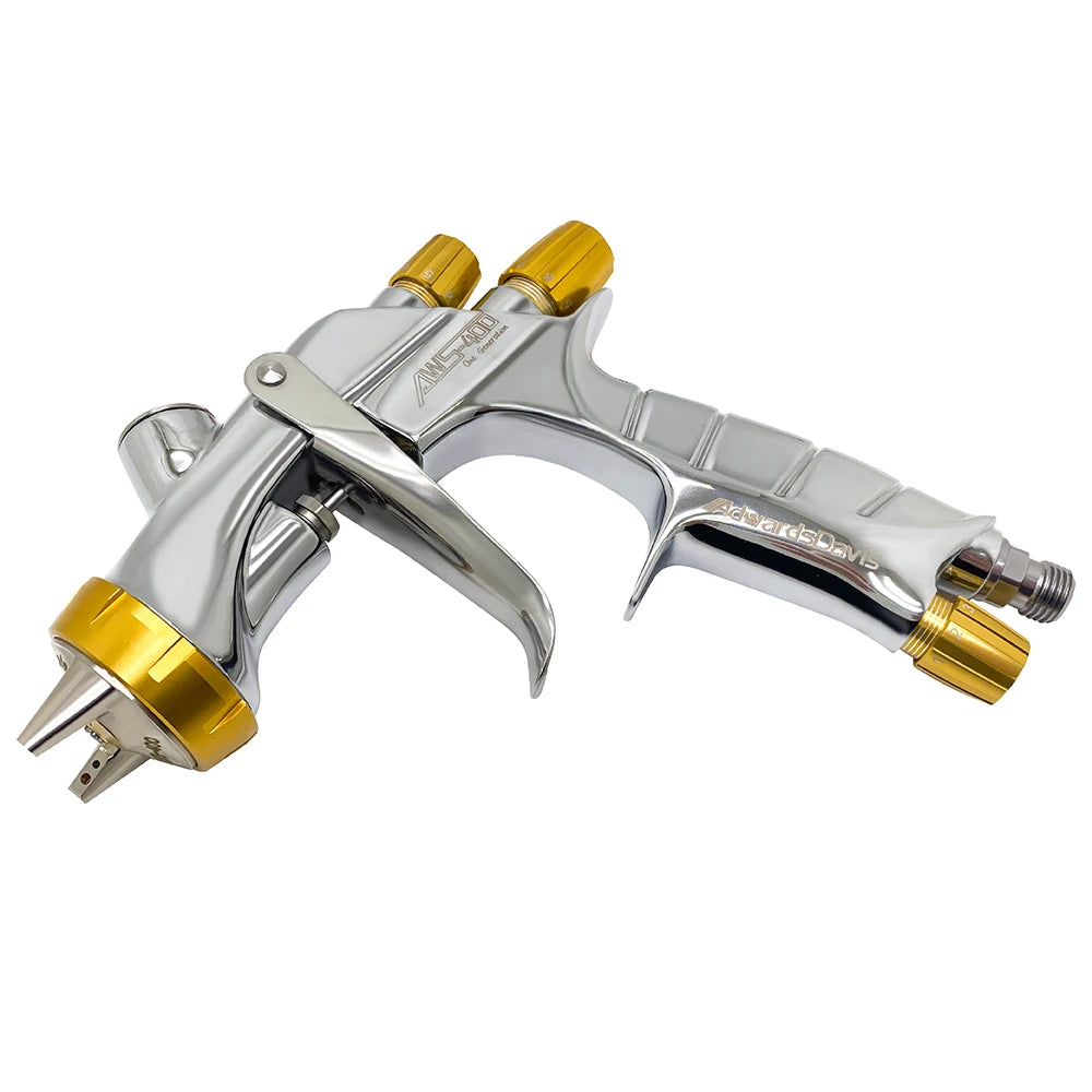 WS400 Pneumatic Spray Gun 1.3/1.4/1.7mm High Atomization Automotive Sheet Metal Paint Spray Gun Furniture Varnish Paint Spraying