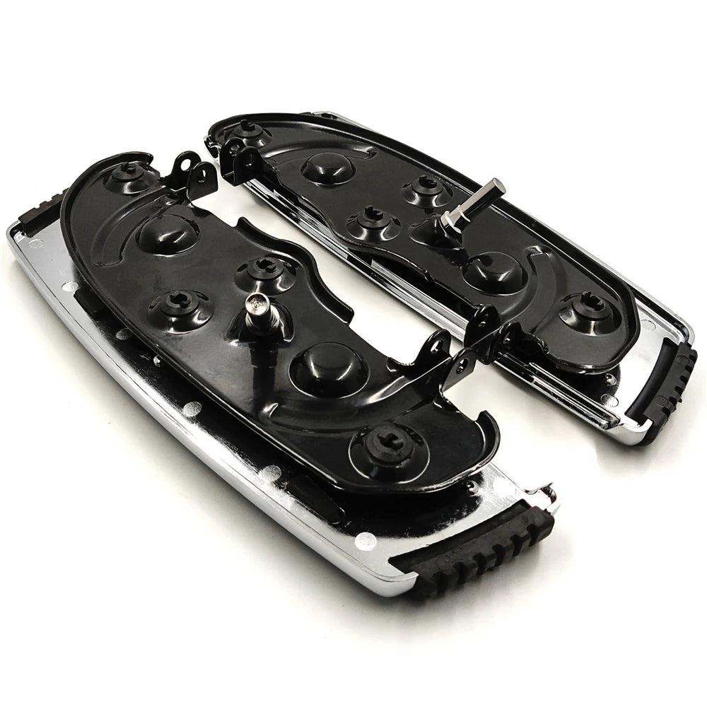 Motorcycle Hana Cut Front Footrests Footboard For Harley Davidson 2012-2016 FLD，1986-2023 FL，1986-later Touring，08-later Trik