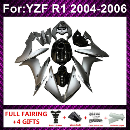 Motorcycle Fairing Kit ABS Plastic Body Injection Fairings Bodywork Bodykits For  R1 YZF1000 YZFR1 YZF-R1 2004 2005 2006