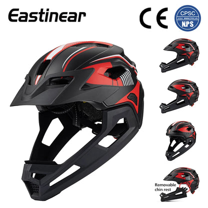 Eastinear High Quality Lightweight Children's Bicycle Helmet Full Face Removable Roller Skateboard Helmet Protects Head Safety