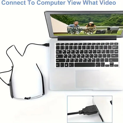 Portable 1080P HD Mini Glasses With Camera Video Recorder Wearable glasses Camera Outdoor Sports DV DVR Surveillance Camcorder