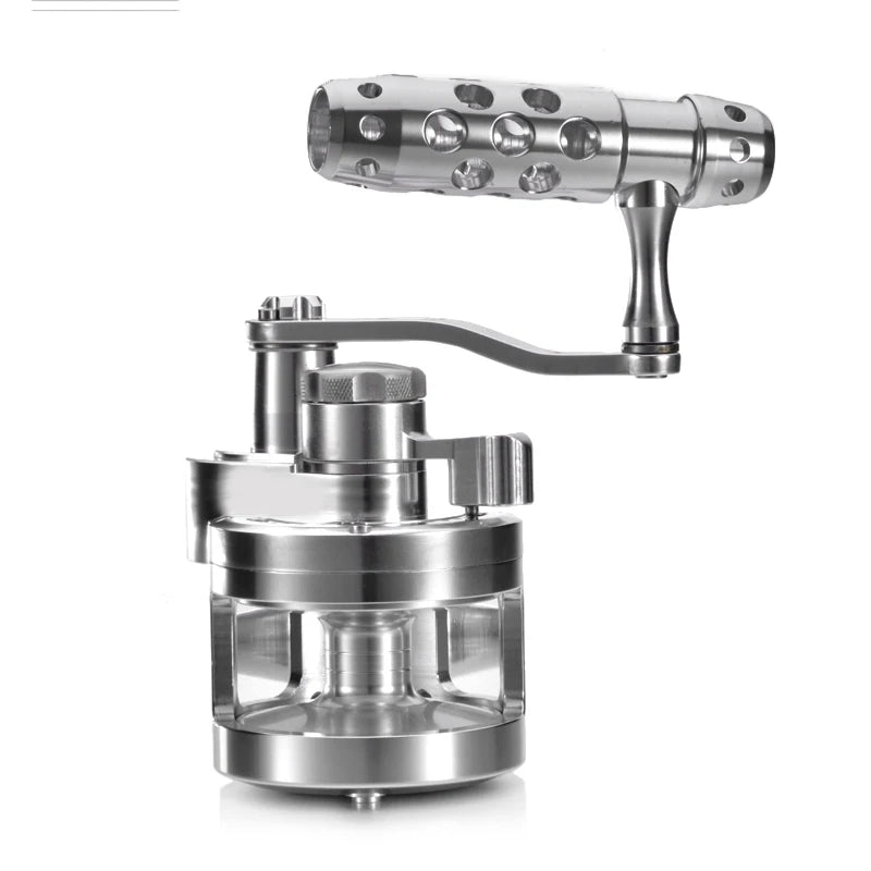 Lizard Fishing CNC Aluminium Body Jigging Reel 26kg Drage Power Deep Spool Sea Saltwater Trolling Fishing Reel Trolling Reel