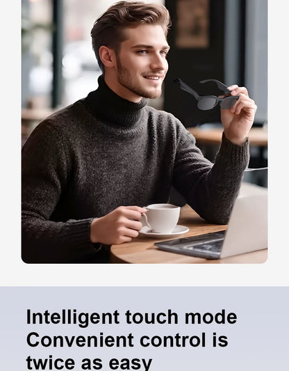 Lenovo 2026 New AI Smart Glasses: AI Translation, HD Hands-Free Calling, AI Chat Logging, Music Playback Type-C Smart Glasses
