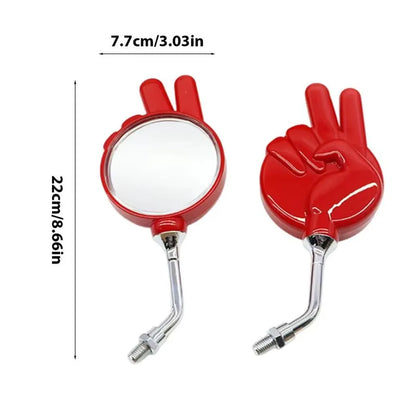 Motorcycle rearview mirror, bicycle side mirror, 1 pair