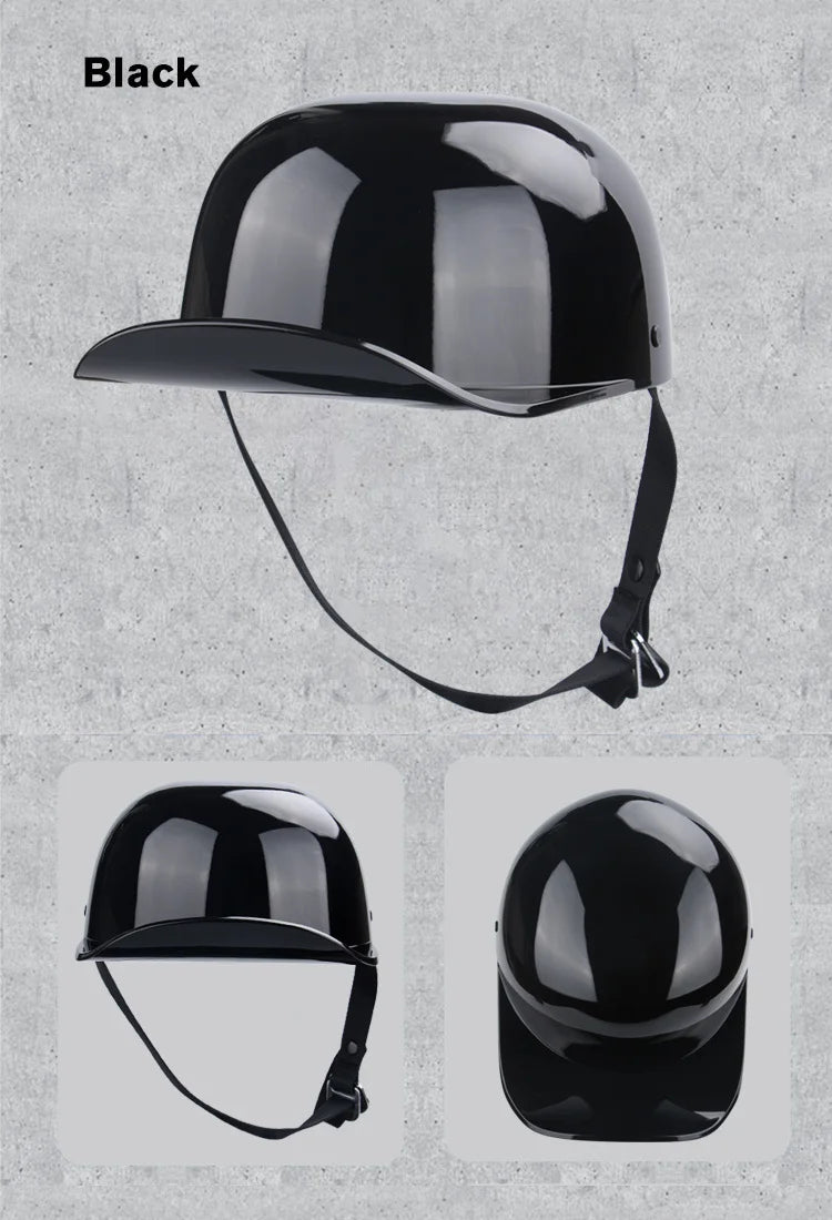 2023 NEW Gourd Baseball Cap Special Motorcycle Off-road Vehicle Battery Car Helmet Suitable For Men And Women Handsome Novel