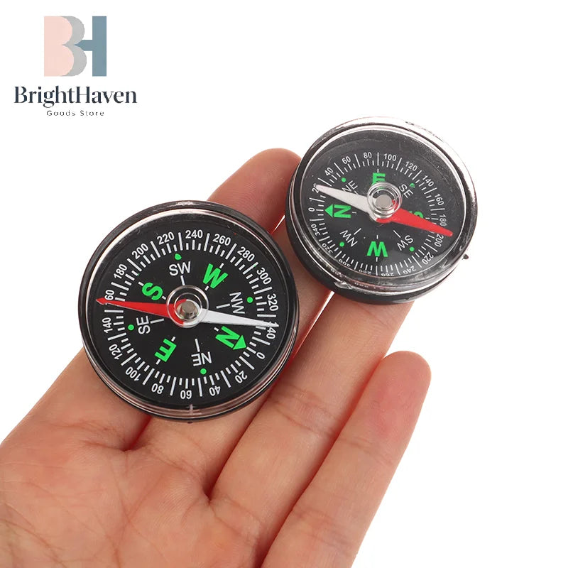 35/40MM Handheld Compass ABS Camping Pocket Compass Portable  Climbing Riding Children Gift Outdoor Survival Gear B.H