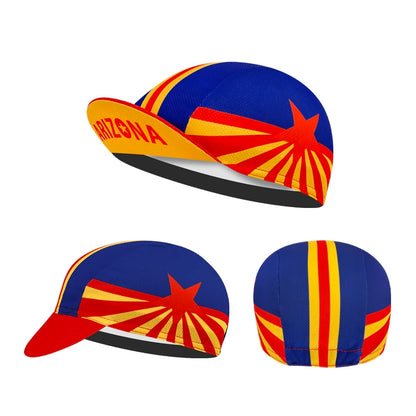 Classic Red Blue Green Bear California Arizona Cycling Caps Summer Sports Quick Dry Bicycle Hat Men And Women Wear Breathable
