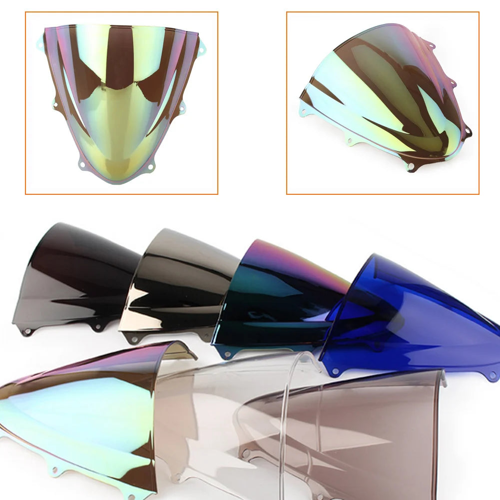 Windshield For Suzuki GSX-R GSXR 600 750 GSXR600 2011-2018 K11 Double Bubble WindScreen Motorcycle Accessories Fairing Deflector
