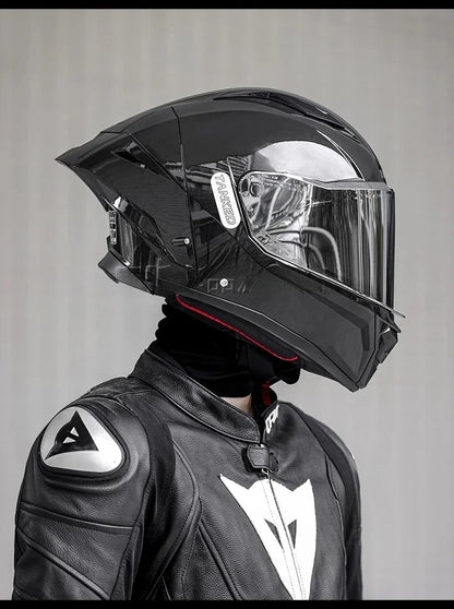 TANKED Motorcycle Helmet DOT ECE2206 Helmets Street Racing Capacete Pink Visor Double D Buckle Women Casco Moto S M  LCascos